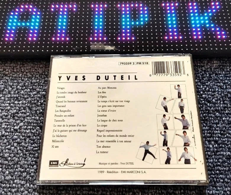 🎶 CD Yves Duteil - Sus Preferencias - 27 Títulos de Colección 💕 – photo 2